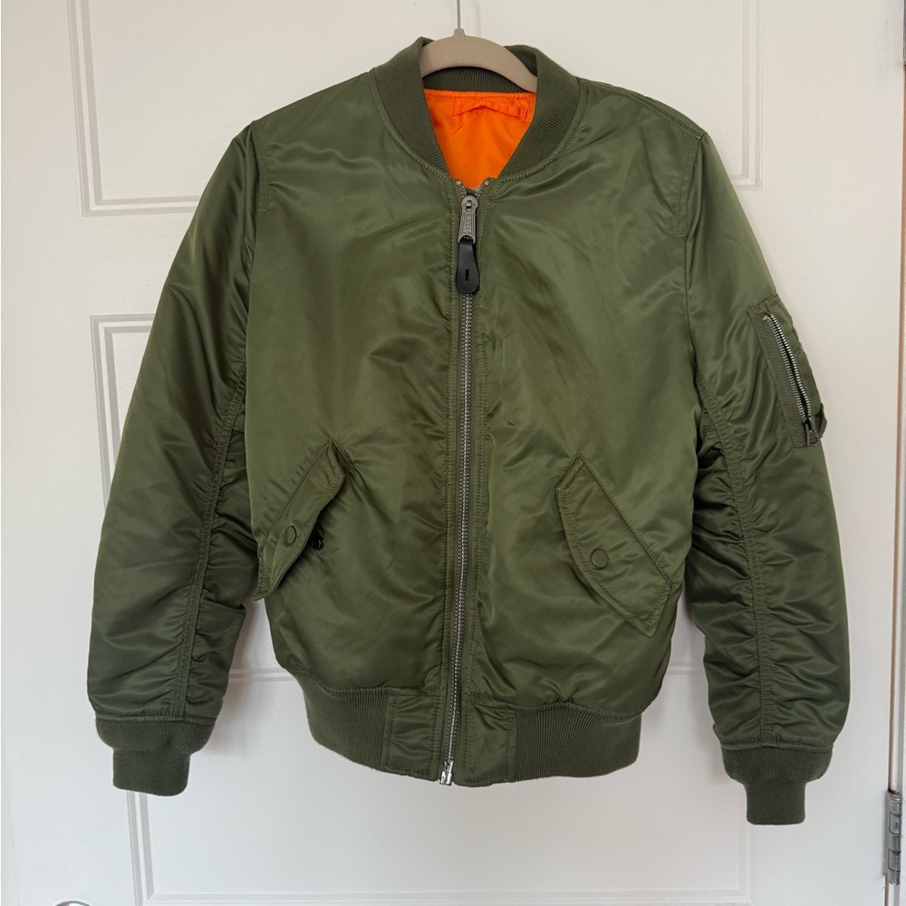 Alpha Industries Sage Green Bomber Jacket